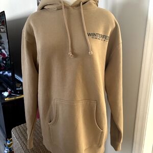 Winterfest Tan Hoodie for Men